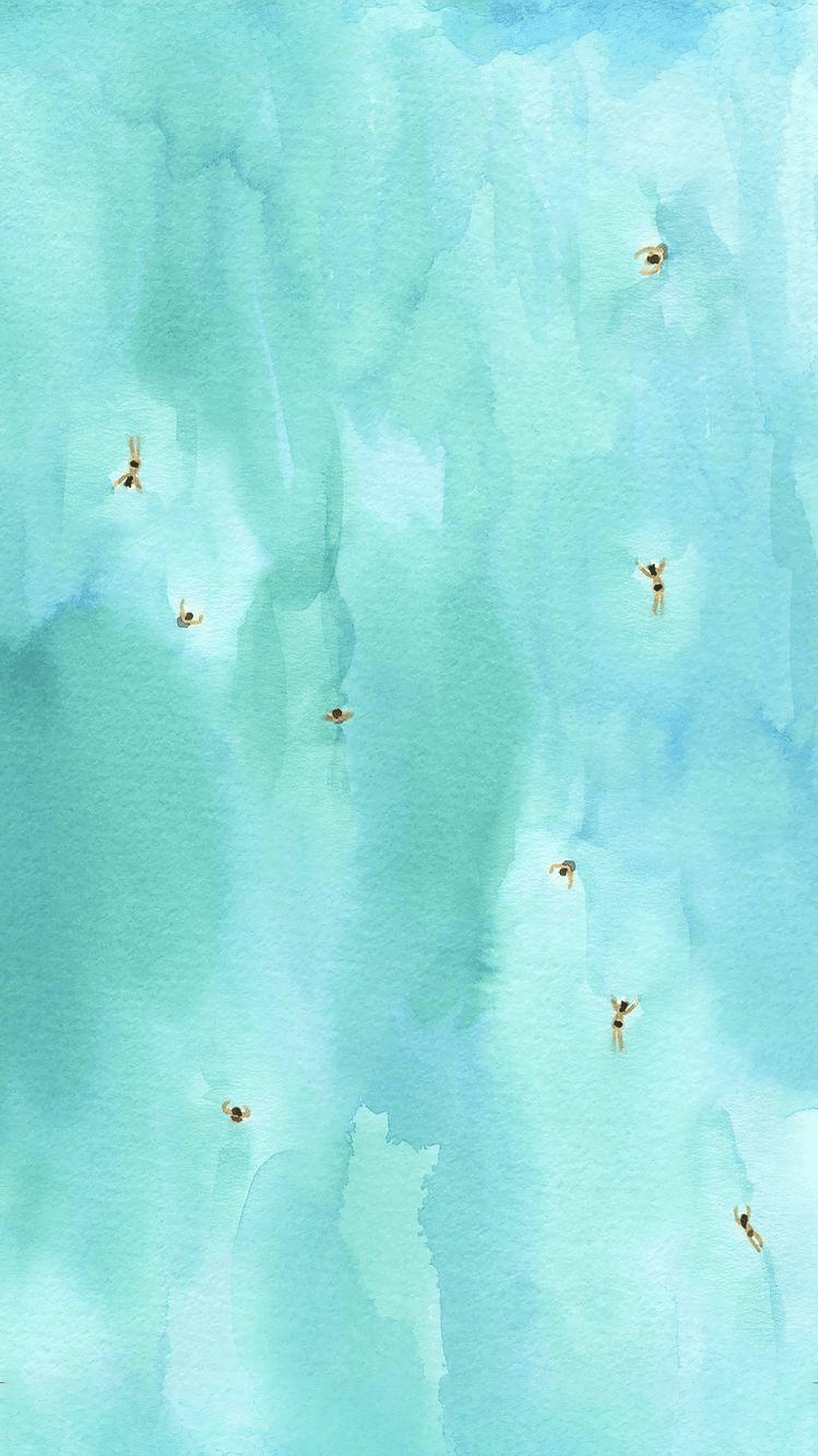 Watercolor Swim