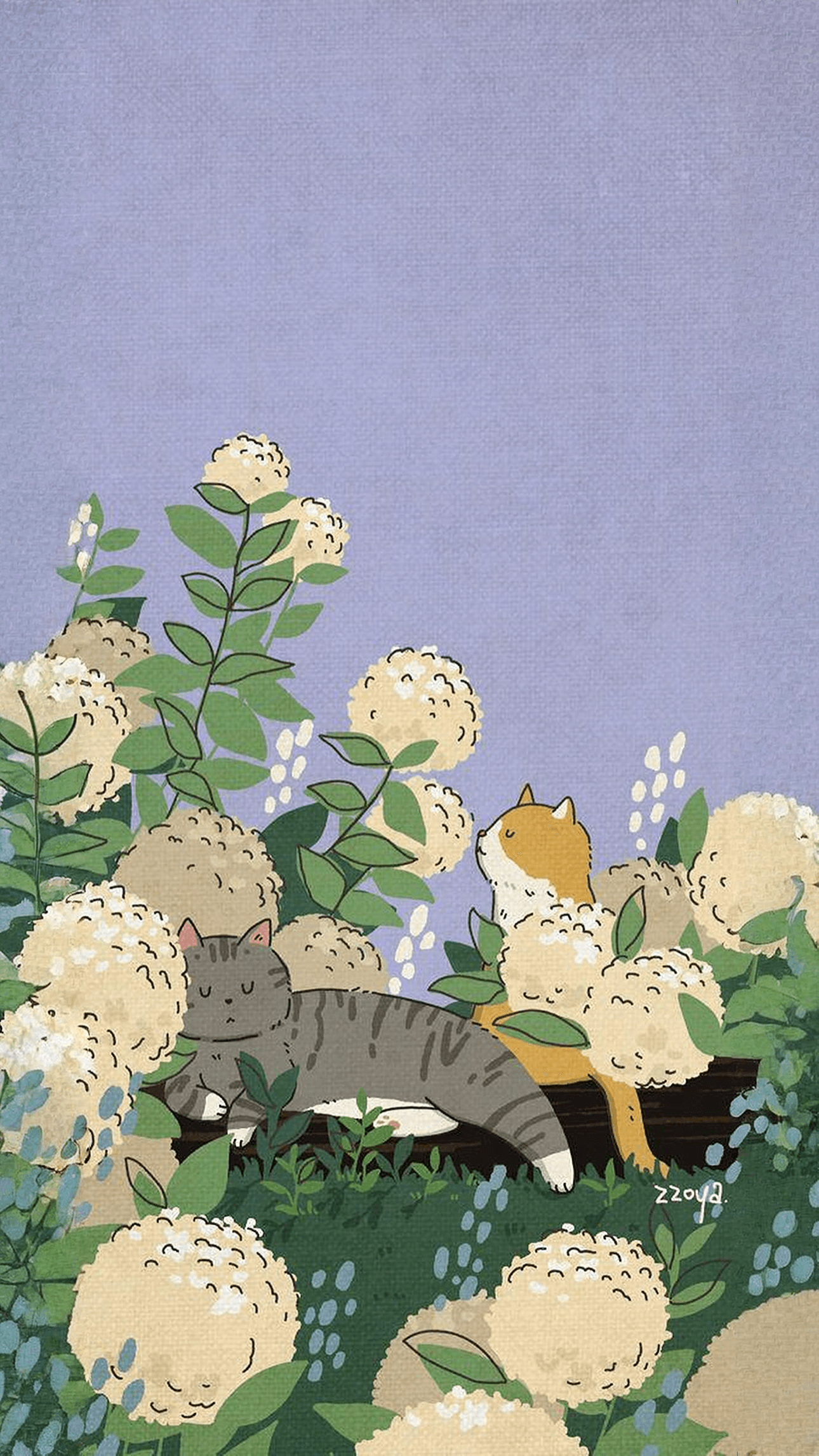Hydrangea Bench