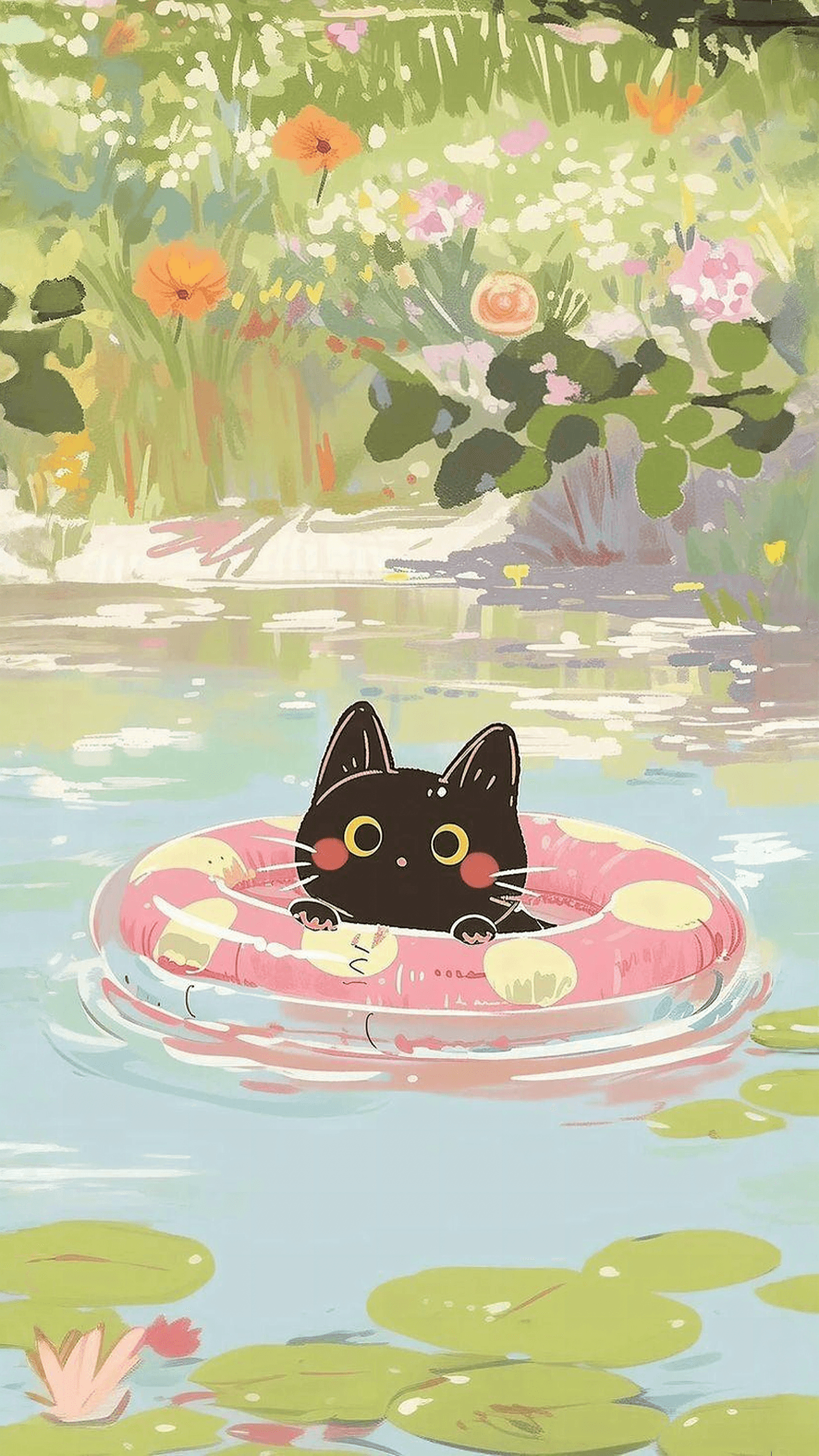 Floatie Cat